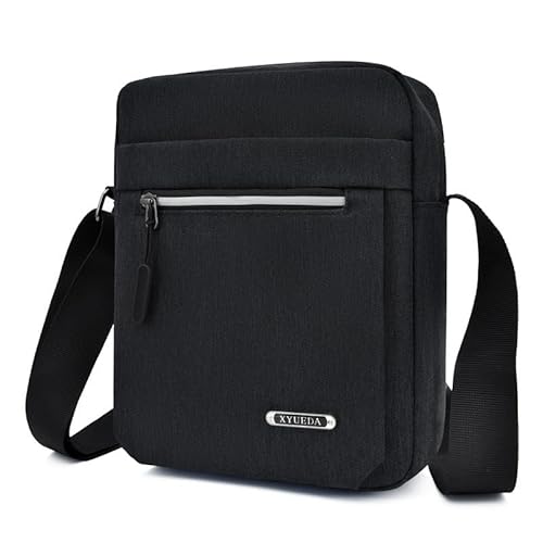 Crossbody Umhängetaschen Herren Messenger Bag Herren Kleine Sling Pack Wasserdicht Oxford Packs für Arbeit Business, Schwarz Crossbody Umhängetaschen Herren Messenger Bag Herren Kleine Sling Pack Wasserdicht Oxford Packs für Arbeit Business, Schwarz von Yountiger