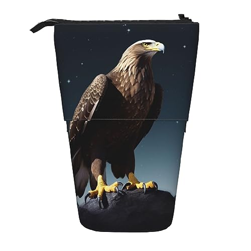 YoupO Adler unter den Sternen Stiftehalter Teleskop Stifteetui Schreibwaren Stifthalter für Frauen Männer Studenten Erwachsene Schule Büro, Adler unter den Sternen, Einheitsgröße, Münzbeutel von YoupO