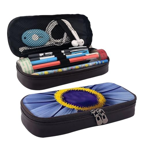 YoupO Federmäppchen Stifttasche für Frauen Stiftetui Organizer Federmäppchen für Büro Zuhause Blume Herz Biene, Schwarz , Einheitsgröße, Taschen-Organizer von YoupO