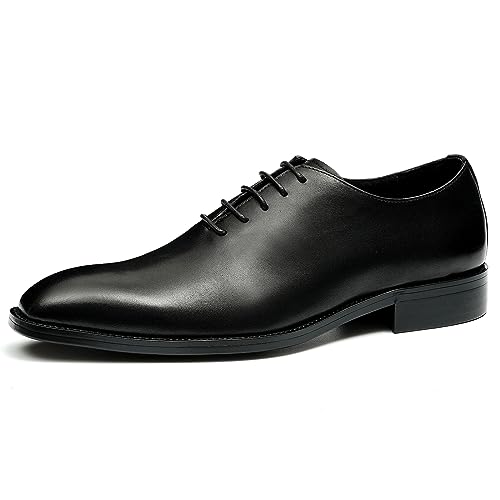 Youpin Source Herren Formelle Business Oxfords Leder Schnürschuhe Hochzeit Party Arbeit Kleid Schuhe,Schwarz,42 von Youpin Source