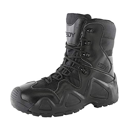 Youpin Source Herren High-Top Trekking- und Wanderstiefel Wasserdichte Militär Kampfstiefel Rutschfeste Trainings Taktische Stiefel Camping Outdoor-Schuhe von Youpin Source