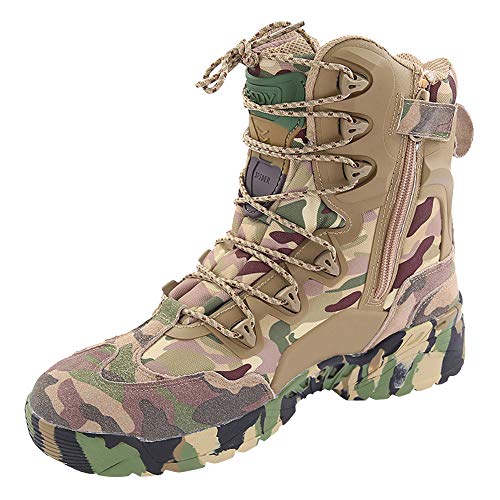 Youpin Source Herren High-top Camouflage Wanderschuhe im Freien Trekking Kampf Taktische Stiefel Atmungsaktive Rutschfeste Militärstiefel von Youpin Source