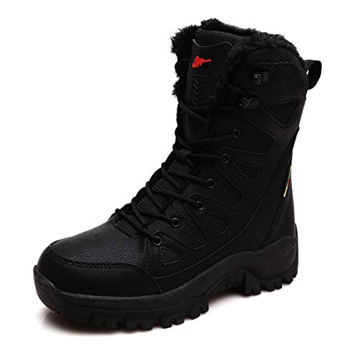 Youpin Source Unisex Schnüren Warme Wasserdichte Taktische Wanderstiefel Militärstiefel Kampf Wüste Stiefel High Top Wanderschuhe im Freien Herbst Winter für Männer und Frauen 208 von Youpin Source