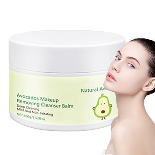 Reinigungsbalsam - Avocado-Gesichtsreinigungsbalsam | 3,52 Unzen sofort reinigender, feuchtigkeitsspendender, schmelzender Bio-Make-up-Entferner-Balsam als Geschenk zum Valentinstag Youpo von Youpo