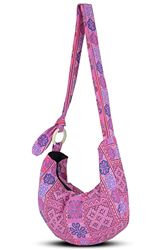 Your Cozy Damen Crossbody Handtaschen Hippie Tasche Hobo Taschen für Frauen Schulter Sling Bag Hippie Tote Bag Hippie bürse von Your Cozy