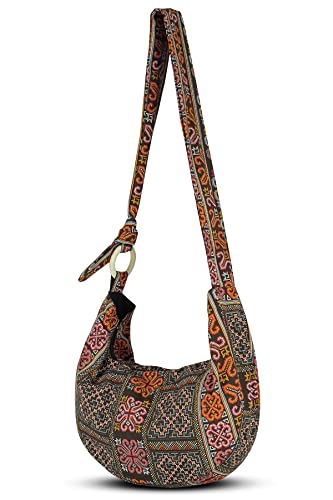 Your Cozy Damen Crossbody Handtaschen Hippie Tasche Hobo Taschen für Frauen Schulter Sling Bag Hippie Tote Bag Hippie bürse von Your Cozy