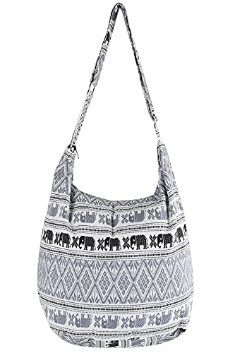 YOUR COZY Hobo Sling Bags für Damen, Umhängetasche, Thai-Top, handgefertigt, Schultertasche mit verstellbarem Riemen, Tribe-13, Einheitsgröße von Your Cozy