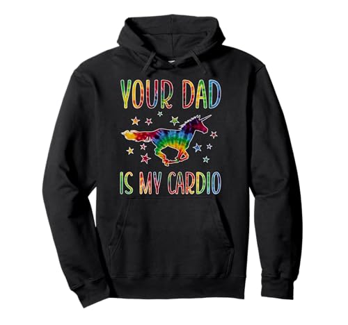 Dein Vater ist Mein Cardio-Einhorn-Training für Mädchen, Cardio-Fitness Pullover Hoodie von Your Dad Is My Cardio