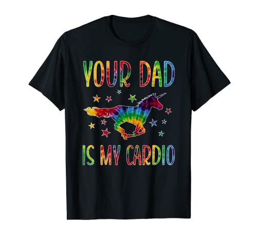 Your Dad Is My Cardio Einhorn Workout Mädchen Cardio Fitness T-Shirt Your Dad Is My Cardio Einhorn Workout Mädchen Cardio Fitness T-Shirt von Your Dad Is My Cardio