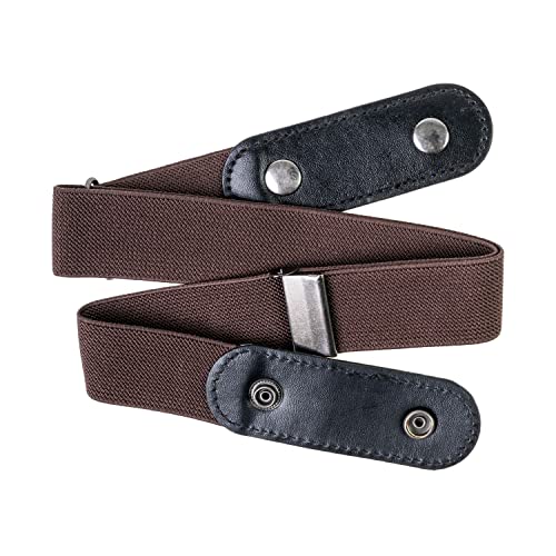 Elastischer Gürtel ohne Schnalle, 1 Stück, einstellbar für 60 - 120 cm Taillenumfang, in Braun, Frauengürtel, Männergürtel, Kindergürtel, Unisex Gurt für Jeans, Hose, Rock, Stretchgürtel verstellbar Elastischer Gürtel ohne Schnalle, 1 Stück, einstellbar für 60 - 120 cm Taillenumfang, in Braun, Frauengürtel, Männergürtel, Kindergürtel, Unisex Gurt für Jeans, Hose, Rock, Stretchgürtel verstellbar von Your Day Mate