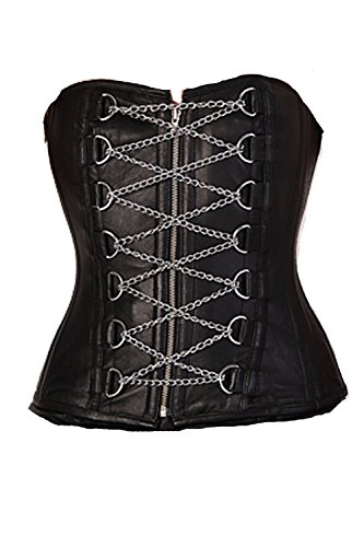 YourFetishWorld Lammleder Korsett mit Kettenschn?Rung Gr.XXL von Your Fetish World
