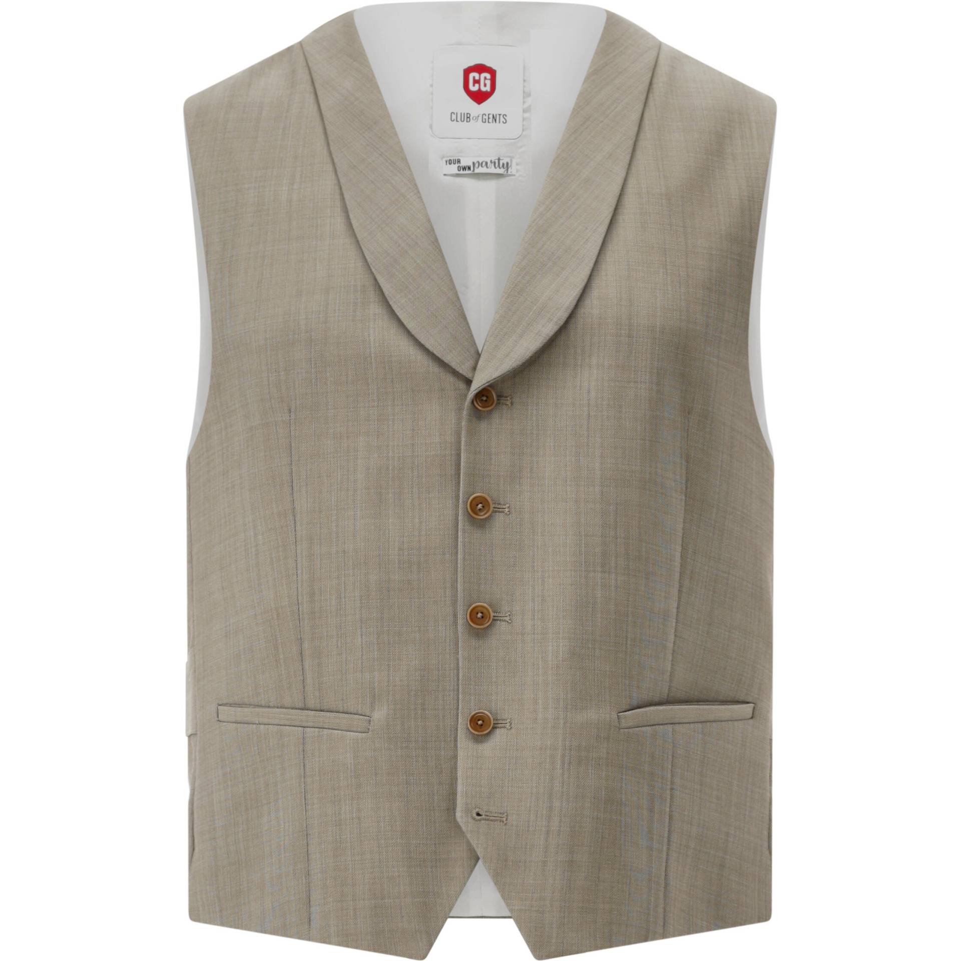 CG Philipp-ST Weste beige - Gr. - 106 von Your own Party by CG - CLUB of GENTS