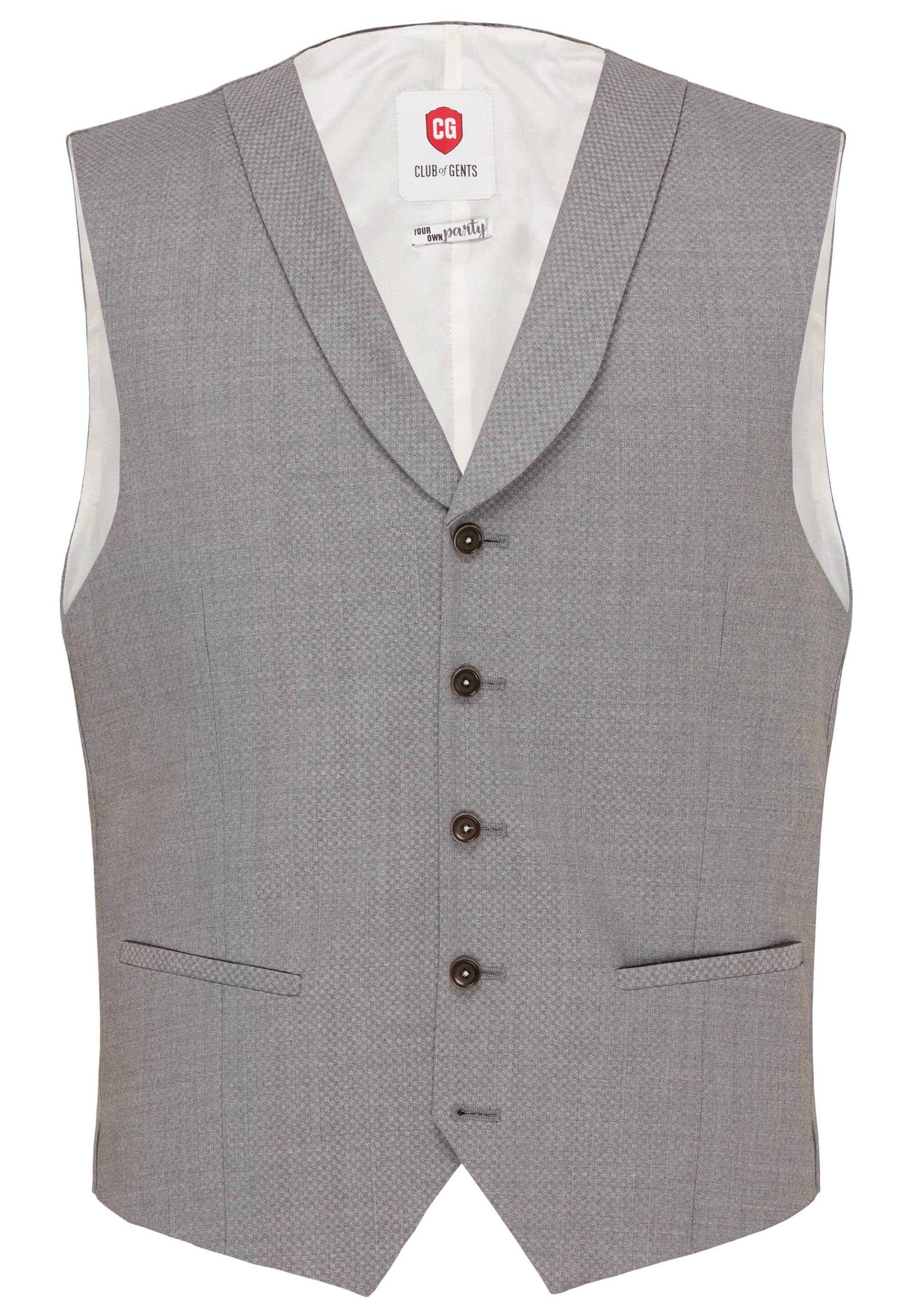 CG Philipp Weste grau hell - Gr. - 102 von Your own Party by CG - CLUB of GENTS
