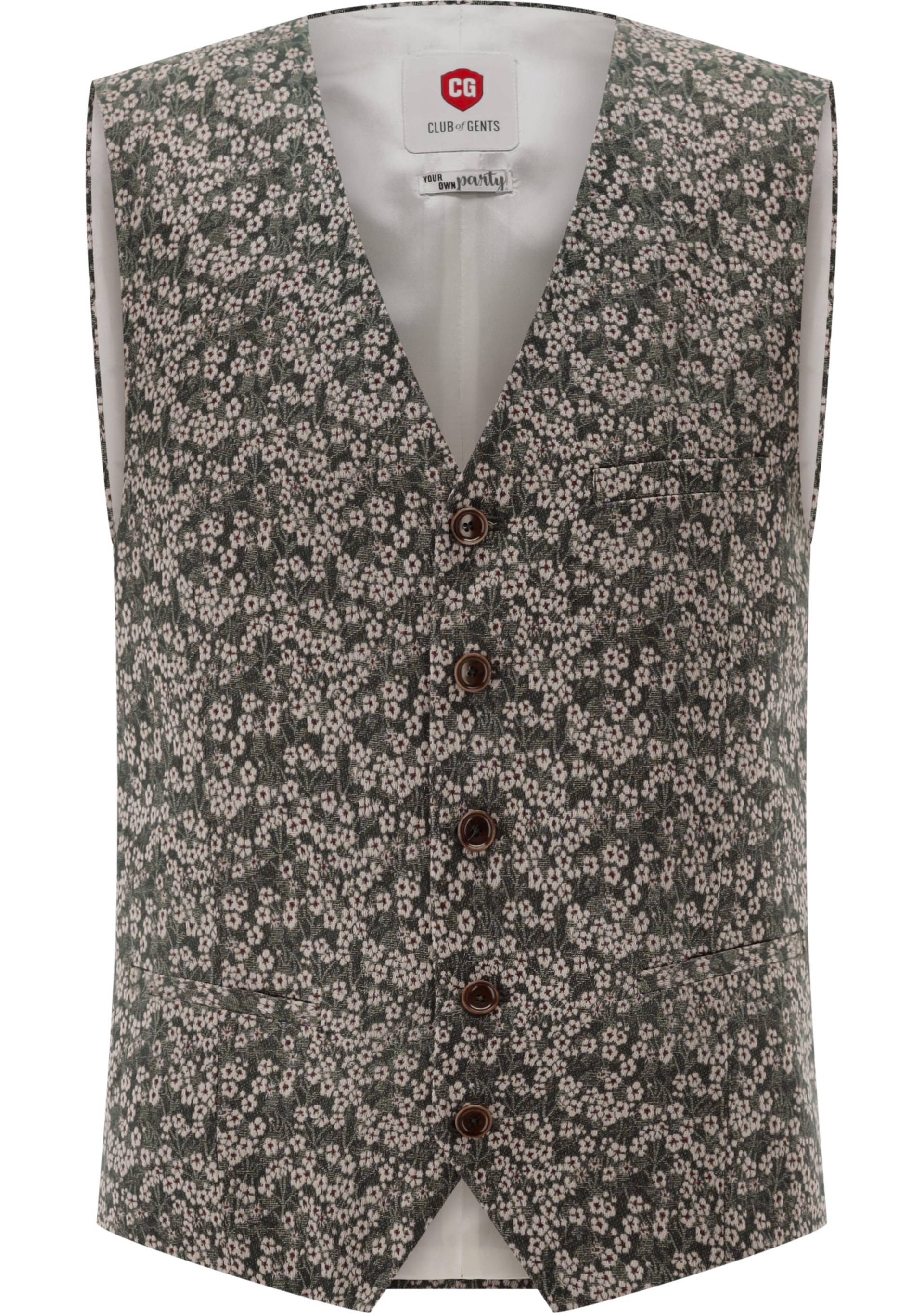 CG Plum Weste grün - Gr. - 52 von Your own Party by CG - CLUB of GENTS