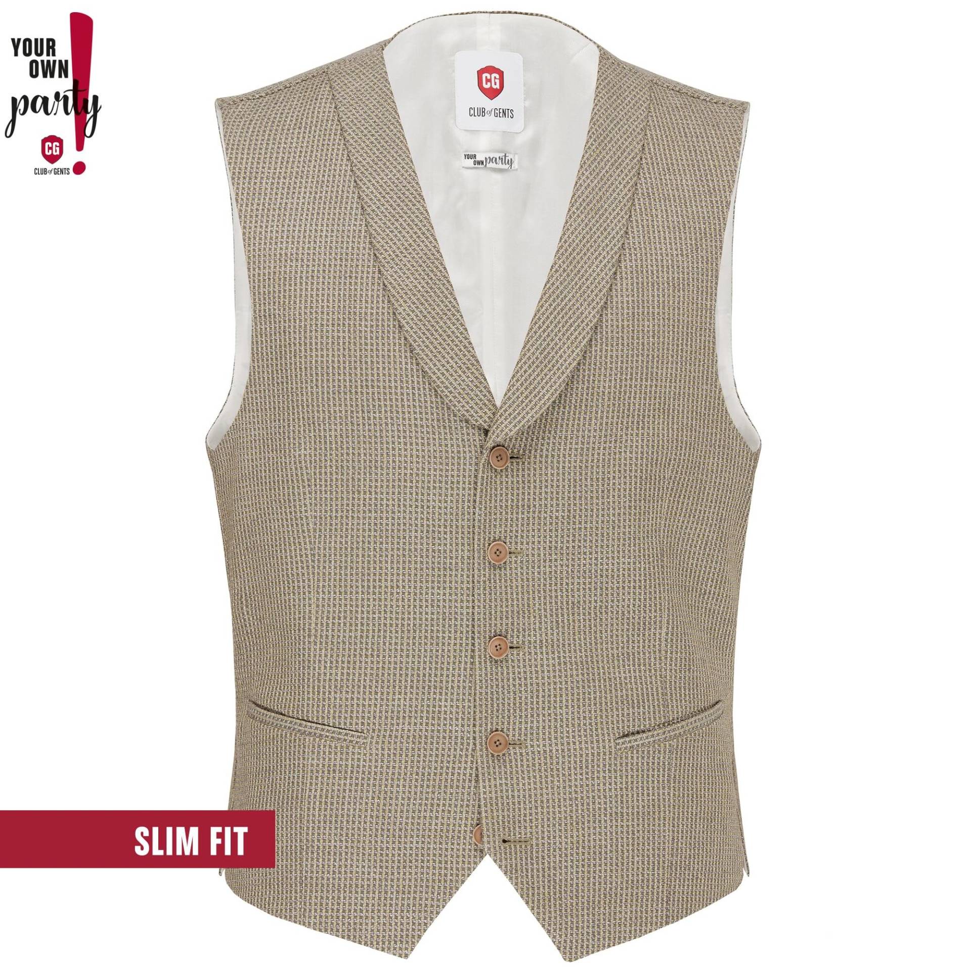 Weste/Waistcoat CG Paddy gruen hell - Gr. - 106 von Your own Party by CG - CLUB of GENTS