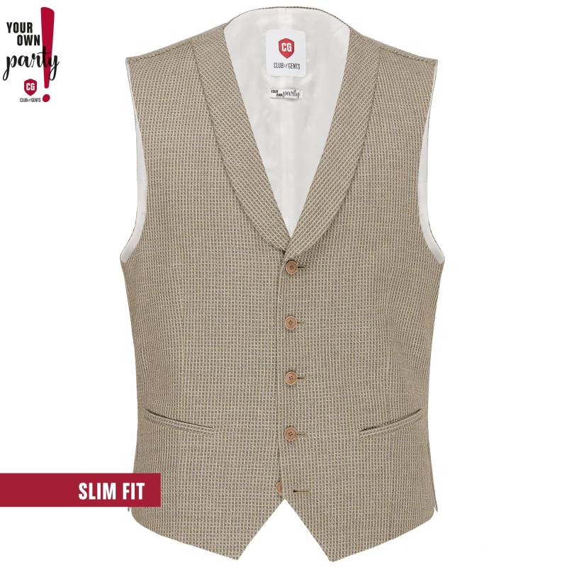 Weste/Waistcoat CG Paddy gruen hell - Gr. - 106 von Your own Party by CG - CLUB of GENTS
