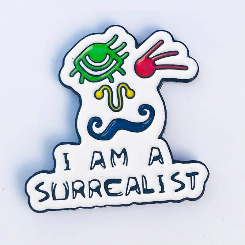 I Am A Surrealist Pin - Kunst Emaille I Am A Surrealist Pin - Kunst Emaille von YourCreativeSelf