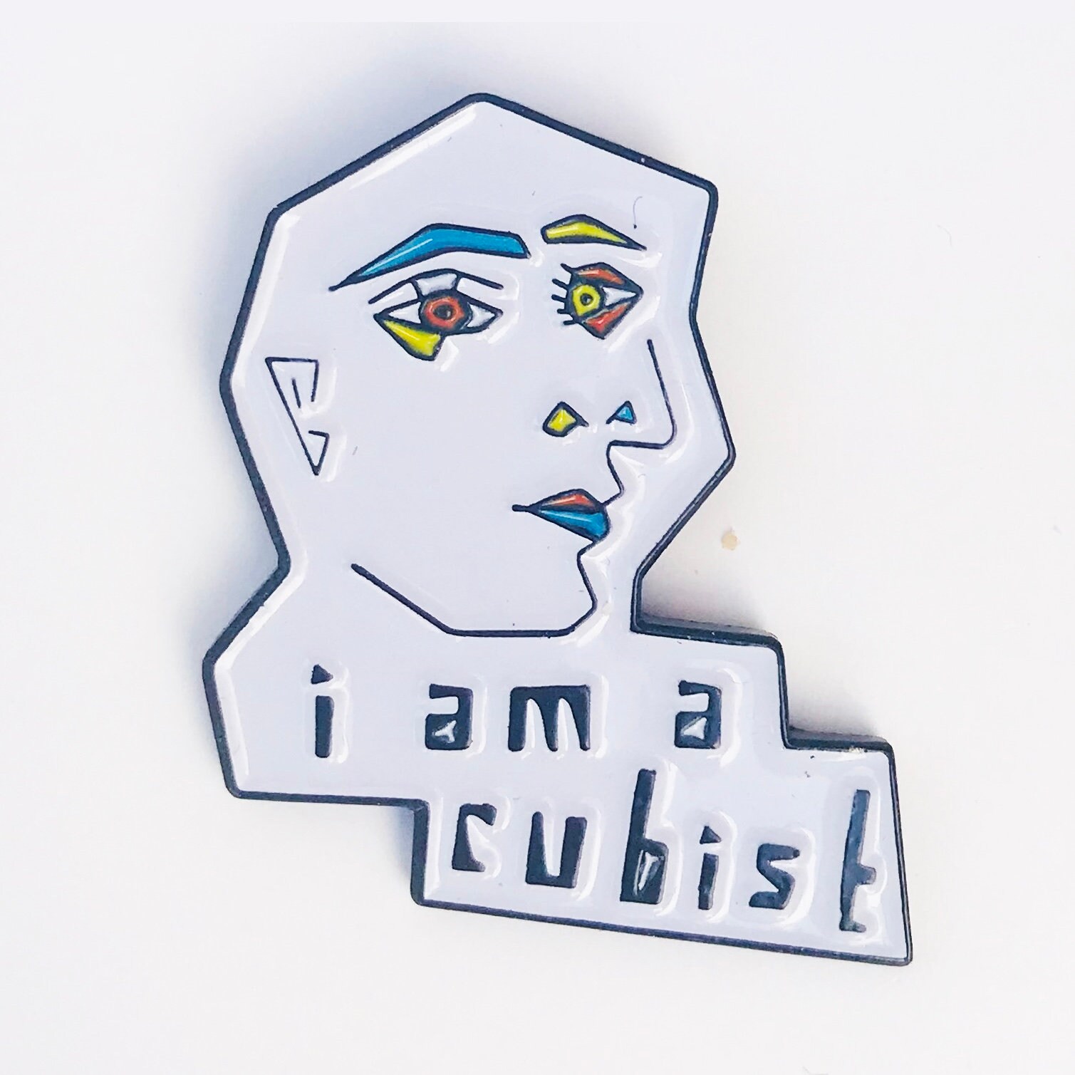 Ich Bin Ein Kubist Pin - Kunst Emaille Ich Bin Ein Kubist Pin - Kunst Emaille von YourCreativeSelf