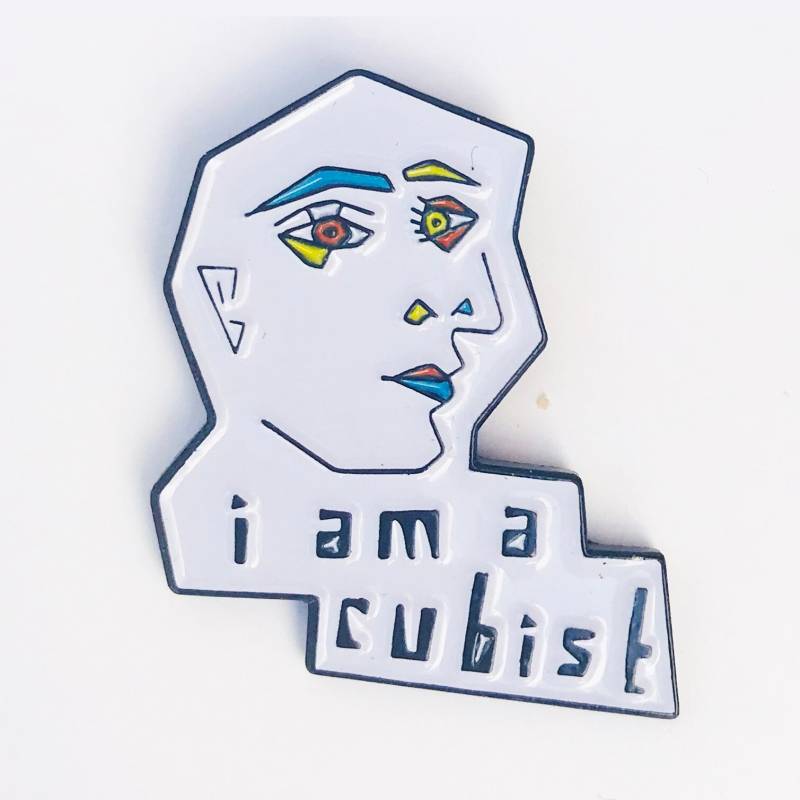 Ich Bin Ein Kubist Pin - Kunst Emaille Ich Bin Ein Kubist Pin - Kunst Emaille von YourCreativeSelf