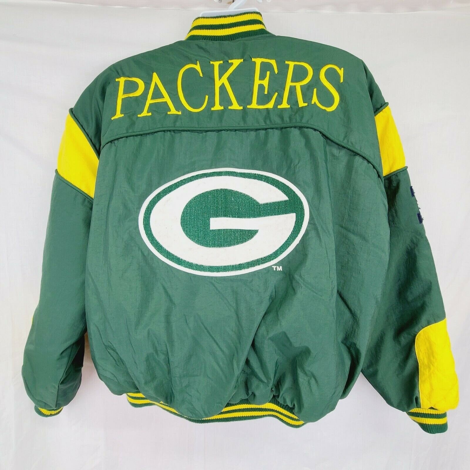 Vtg Herren Muskat Von Campri Green Bay Packer Jacke Gr.l Spellout Vtg Herren Muskat Von Campri Green Bay Packer Jacke Gr.l Spellout von YourDesignerCloset