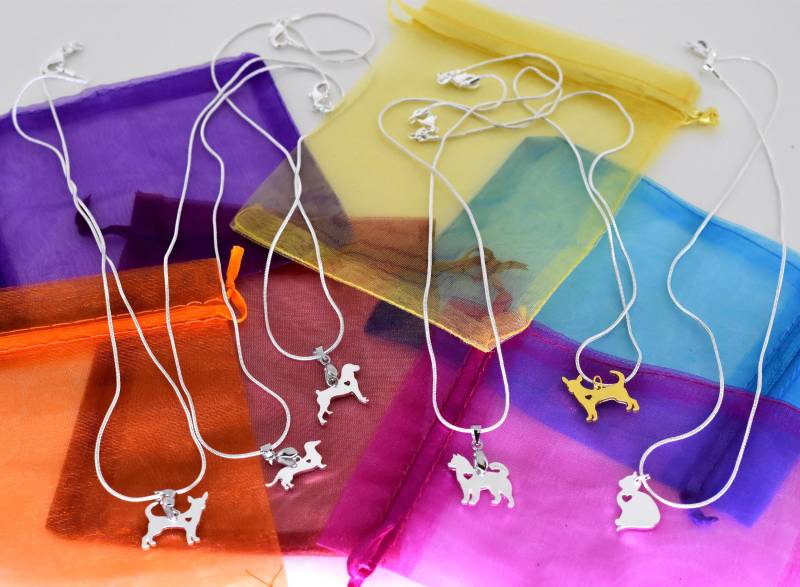 Haustier Silhouette Halsketten von YourDesignerDog
