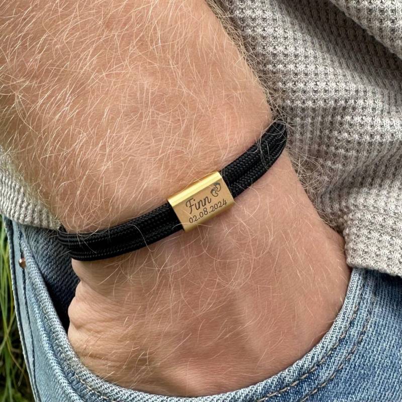 Geburtsdaten Armband Personalisiert ・ Geschenk Mit Namen ・armband Papa・segeltau Zur Geburt Männer Damen ・geschenk Geburtsdaten Armband Personalisiert ・ Geschenk Mit Namen ・armband Papa・segeltau Zur Geburt Männer Damen ・geschenk von YourHavenDE