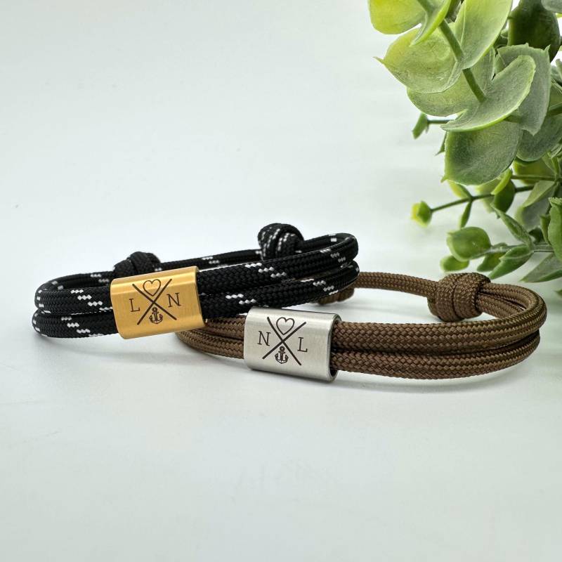 Geschenk Valentinstag ・armband Männer ・ Gravur Armband Frauen ・personalisiertes Armband・armband Damen・geschenk Für Freund ・partnerarmband von YourHavenDE