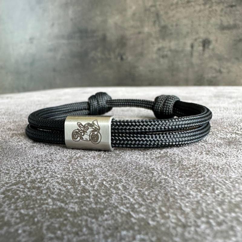 Motorrad Armband, Personalisier Gravur, Handgefertigtes Armband Für Männer Und Frauen, Partnerarmband, Geschenk Freund Freundin von YourHavenDE