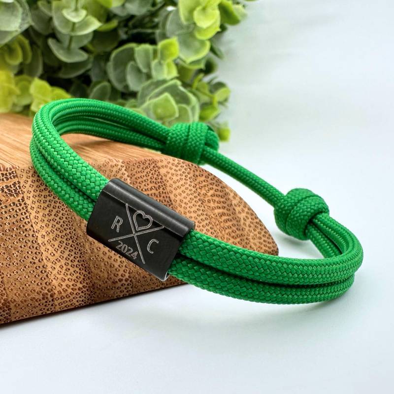 Partnerarmband Personalisiert ・namensarmband Mit Initialen ・weihnachtsgeschenk Für Ihn Und Sie ・ Geburtstagsgeschenk Partner ・armband von YourHavenDE