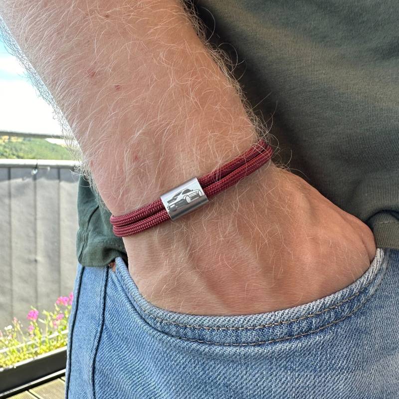 Personalisiertes Männer Und Frauen Armband, Handgefertigtes Segeltau-Armband, Partnerarmband, Geschenk Für Freund, Sportwagen, Auto Gravur Personalisiertes Männer Und Frauen Armband, Handgefertigtes Segeltau-Armband, Partnerarmband, Geschenk Für Freund, Sportwagen, Auto Gravur von YourHavenDE