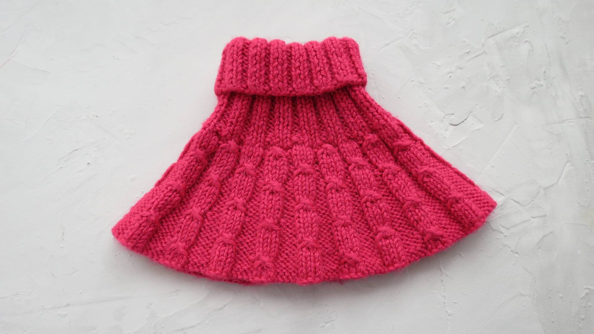 Alpaka Loop Rollkragen Hot Pink Halswärmer Schal Damen Weihnachten Geschenk Für Sie Wolle Kreis Kopfwärmer Valentinstag von YourKnitwearShop