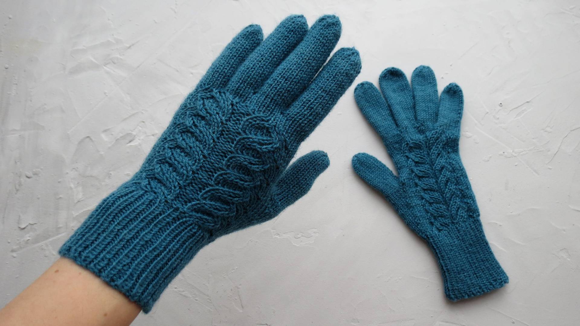 Türkis Wolle Handschuhe Ready To Ship Spitze Gestrickte Dunkelblaue Frauen Bestes Valentinstag Geschenk Für Freund Schwester Tante Gott Mutter von YourKnitwearShop