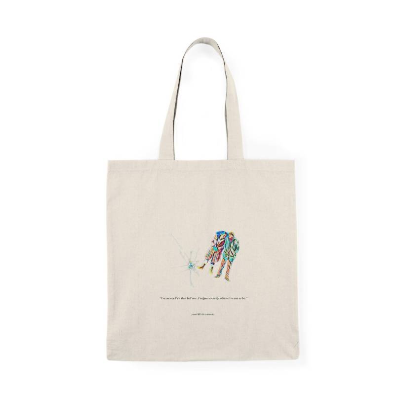 Eternal Sunshine Of The Makellosen Geist Tote Bag | Drucken Tasche Illustration Zitate Druckbar Benutzerdefinierte Porträts Filmkunst Jim Carrey von YourLifeisaMovieCo