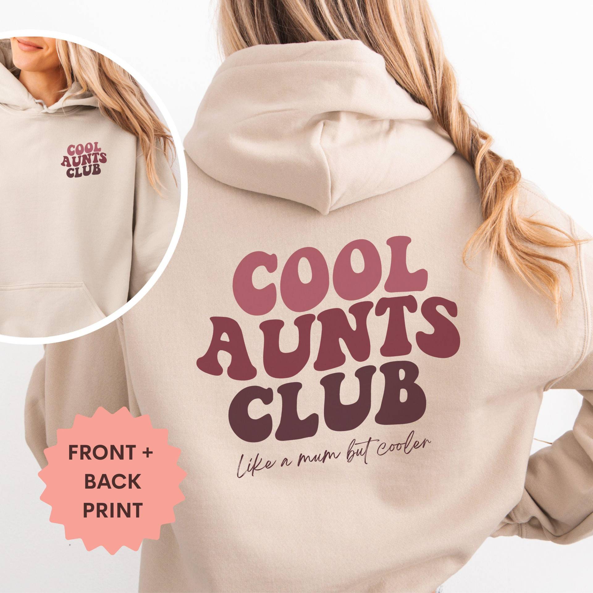 Cool Aunts Club Hoodie, Aunt Sweatshirt, Auntie Sweater Als Geschenk Für Tante, Patentante Fragen, Tante To Be Shirt, Baby Announcement von YourMomentBoutique