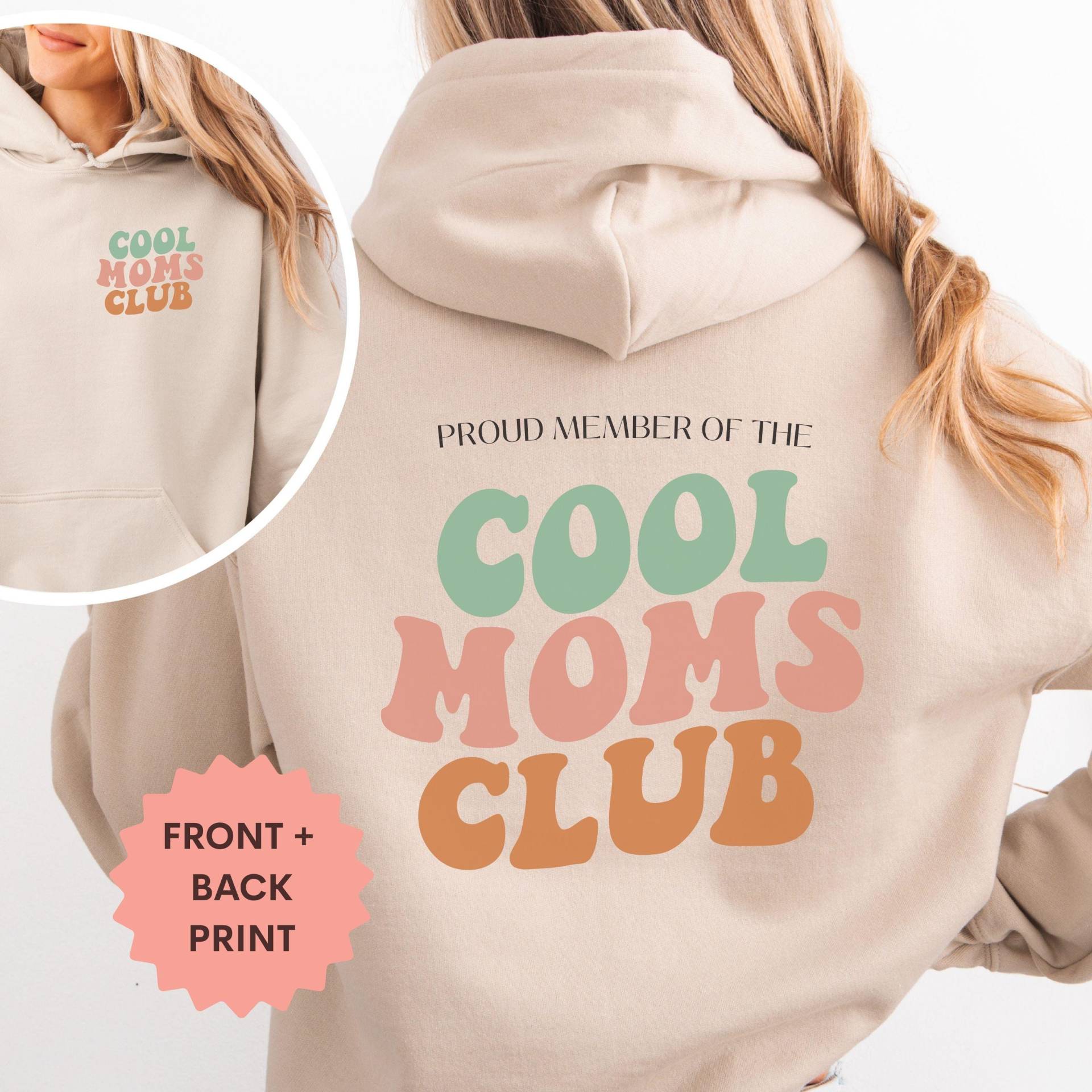 Cool Moms Club Hoodie, Mom Shirt, Mama Pulli, Geschenk Für Werdende Mama, Mutter, Schwangerschaft, Baby Announcement Cool Moms Club Hoodie, Mom Shirt, Mama Pulli, Geschenk Für Werdende Mama, Mutter, Schwangerschaft, Baby Announcement von YourMomentBoutique