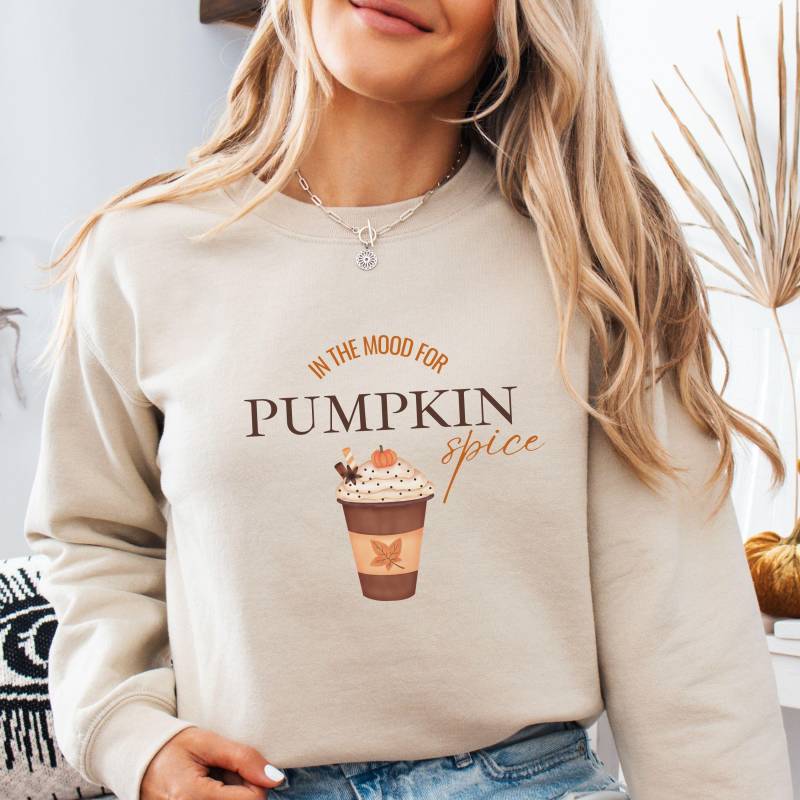 Pumpkin Spice Latte Sweatshirt Für Frauen, Gemütlicher Herbst Pullover, Kaffee Sweater, Geschenk Beste Freundin, Mama Im von YourMomentBoutique
