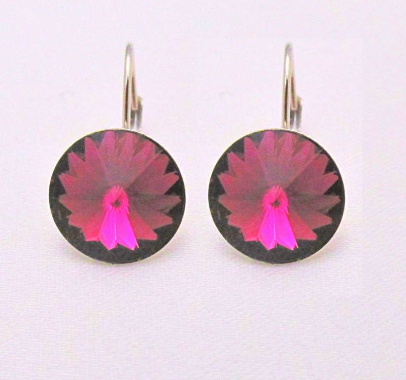 sterling Silber Echten Swarovski Elements Rivoli Kristall Brisur - Februar Birthstone Amethyst Lila sterling Silber Echten Swarovski Elements Rivoli Kristall Brisur - Februar Birthstone Amethyst Lila von YourMomentTreasure