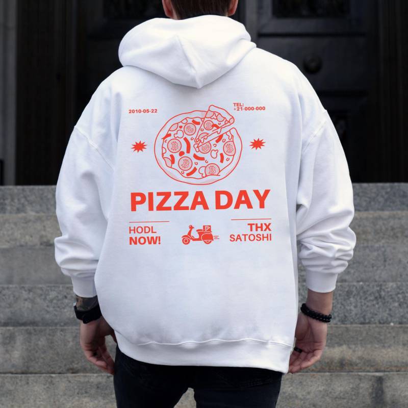 Bitcoin Pizza Day Hoodie/Shirt Für Krypto Fans Und Daytrader Kryptowährung Geschenk Trader Btc Fan Merch von YourPassionPrint