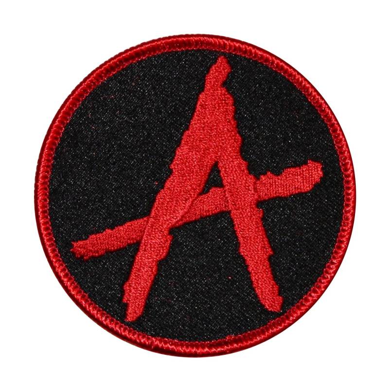 Anarchy Symbol Badge Patch Rebellion Biker Resist Gesticktes Aufbügeln Applikation von YourPatchStore