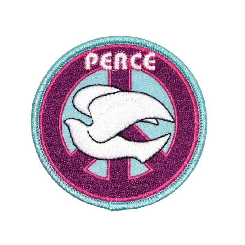 Fliegende Taube Frieden Symbol Patch Pazifismus & Gewaltlosigkeit Weiß Applikation Fliegende Taube Frieden Symbol Patch Pazifismus & Gewaltlosigkeit Weiß Applikation von YourPatchStore