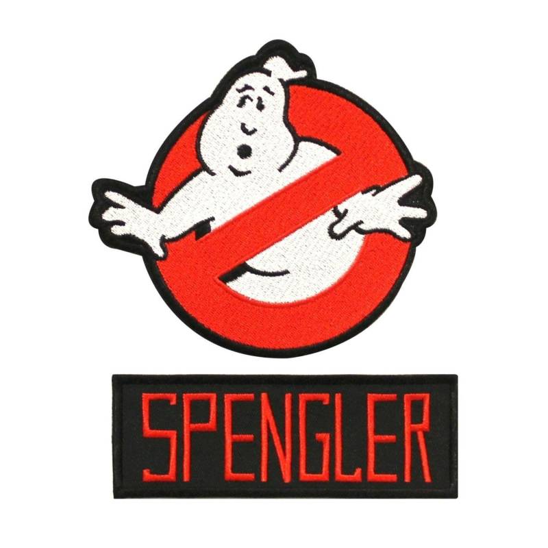 Ghostbusters Spengler Name Tag & No Ghost Uniform Applikation Aufnäher von YourPatchStore