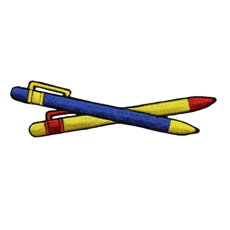 Id 0973 Bleistift Stift Aufnäher Schrift Zeichnung Schule Gestickt Applikation Zum Aufbügeln Id 0973 Bleistift Stift Aufnäher Schrift Zeichnung Schule Gestickt Applikation Zum Aufbügeln von YourPatchStore