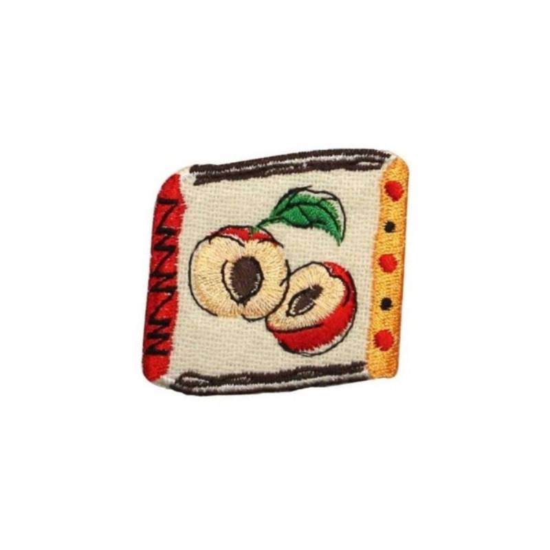 Id 1226C Apfel Abzeichen Aufnäher Baum Früchte Süß Samen Gestickt Applikation Zum Aufbügeln von YourPatchStore