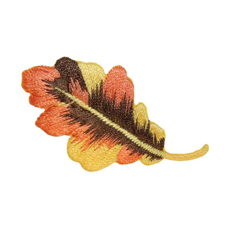 Id 1426C Eichenblatt Multi Color Patch Herbst Gestickte Applikation Zum Aufbügeln von YourPatchStore