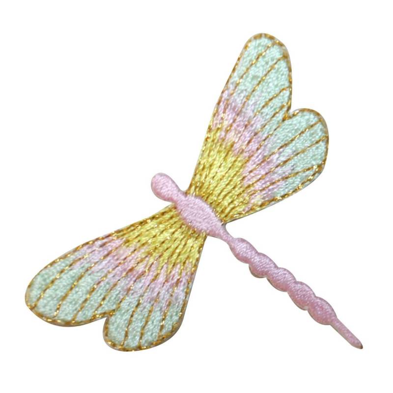 Id 1646B Mehrfarbiger Libelle Patch Garten Bug Gesticktes Aufnäher von YourPatchStore