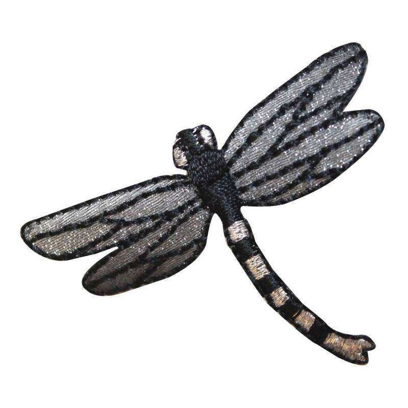 Id 1647 Metallic Libelle Patch Garten Flying Bug Gesticktes Aufnäher von YourPatchStore