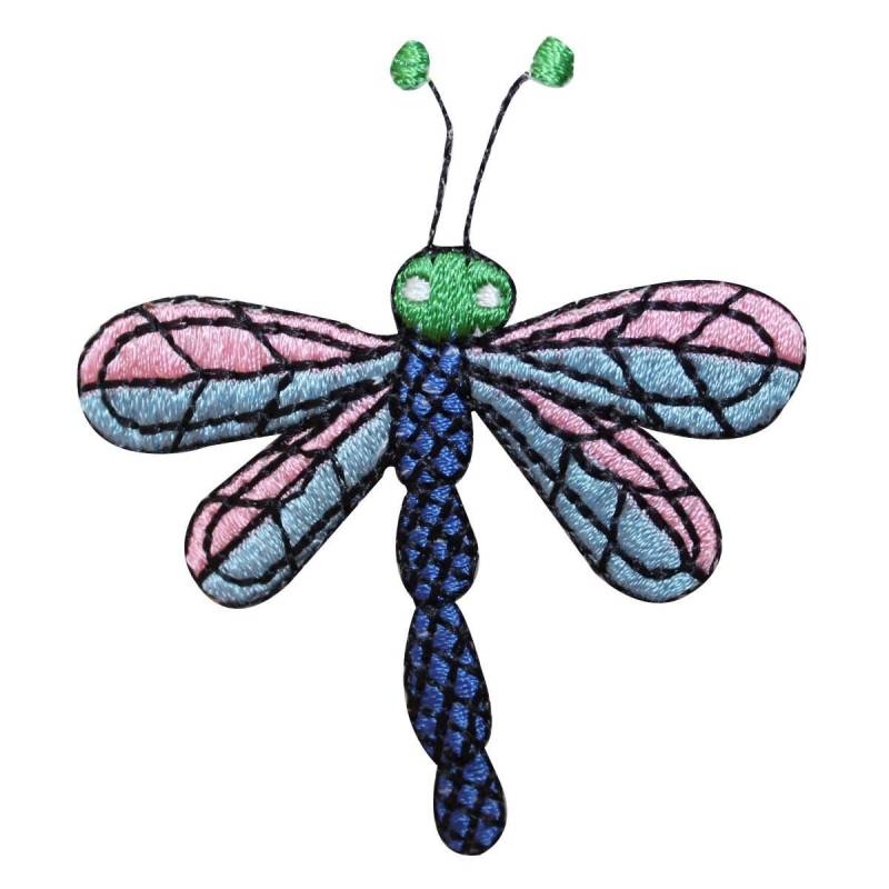 Id 1661B Niedliche Libelle Patch Garden Fee Gesticktes Aufnäher von YourPatchStore