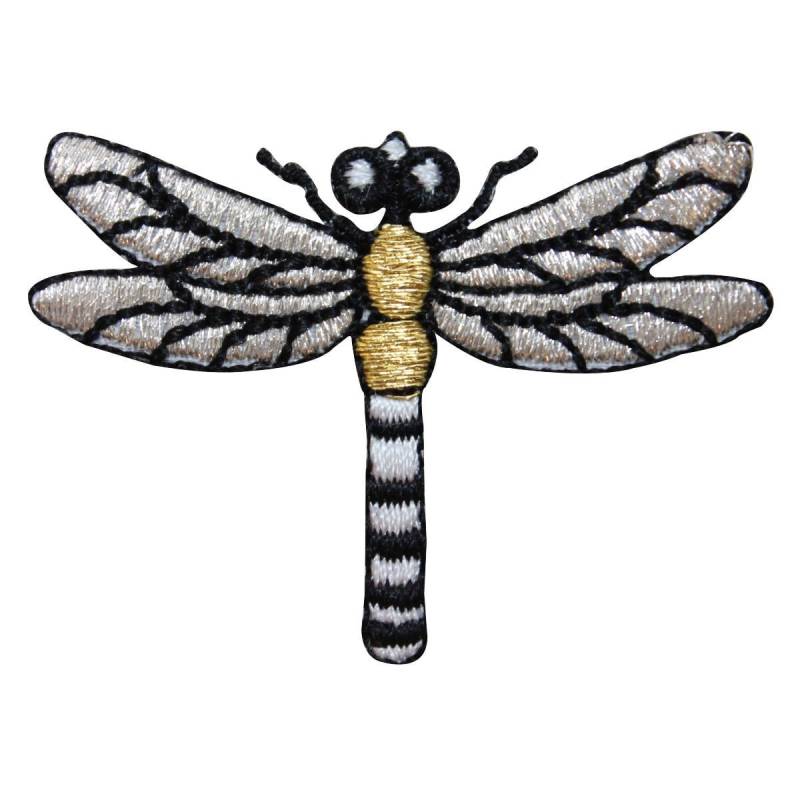 Id 1673B Metallic Libelle Patch Garten Insekt Bug Gesticktes Aufnäher von YourPatchStore