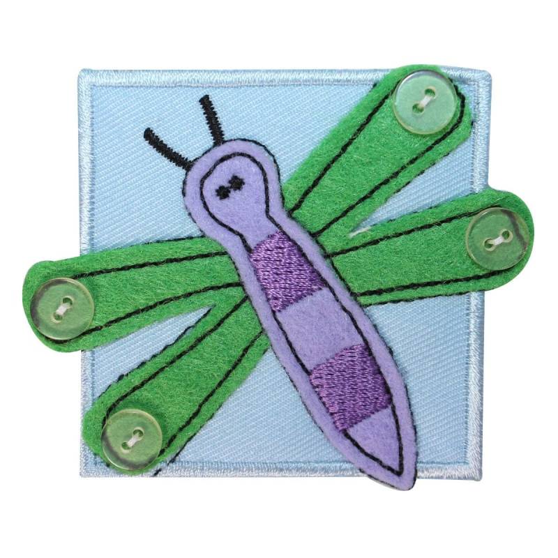 Id 1715B Filz Libelle Aufnäher Garten Bug Gesticktes von YourPatchStore