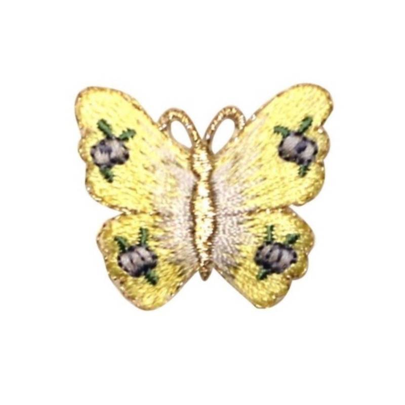 Id 2168C Blumen Schmetterling Patch Garten Bug Handwerk Gestickt Applikation Zum Aufbügeln von YourPatchStore